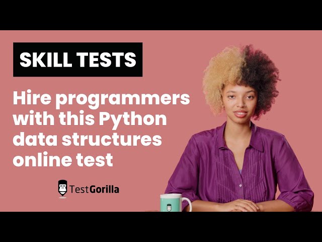 Hire Python programmers with a data structures & objects test