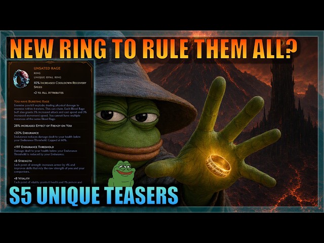 New Rings to Dethrone Red Ring? or too Niche? Last Epoch 1.5