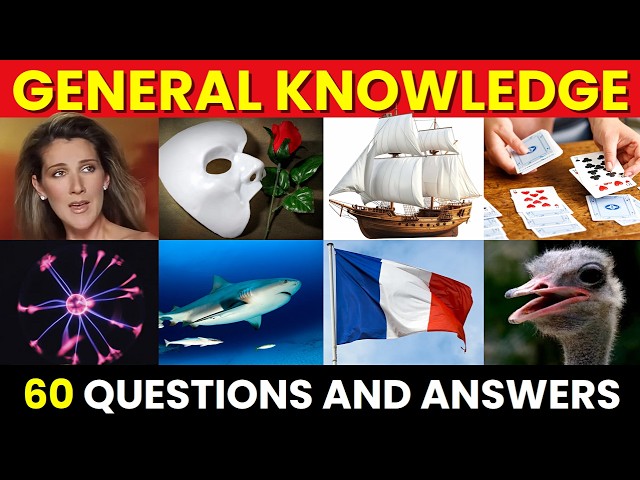 General Knowledge Quiz | 60 Mixed Trivia Questions 🧠 (Part 2)