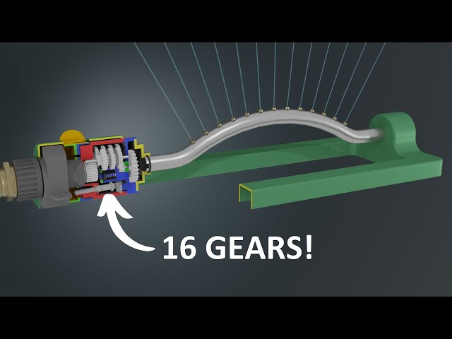 How a lawn sprinkler works
