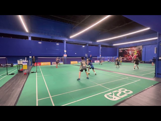 #Club28 Badminton- practice match doubles