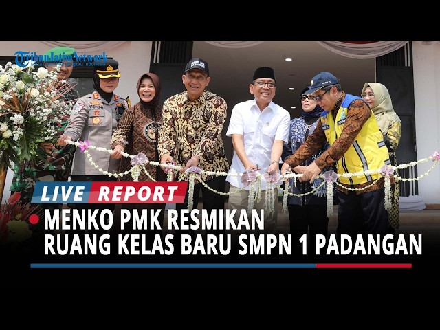 Menteri Pratikno Kunjungi Almamater di Bojonegoro, Resmikan Gedung Baru Sekolah