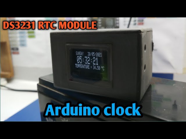 #ds3231 real time clock module for arduino
