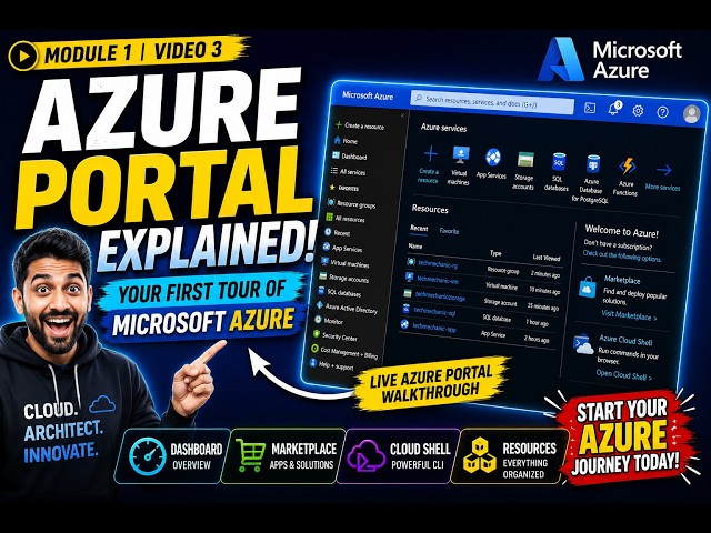 Azure Portal - Before Building Anything, Learn Your Azure Dashboard Like a Solution Architect