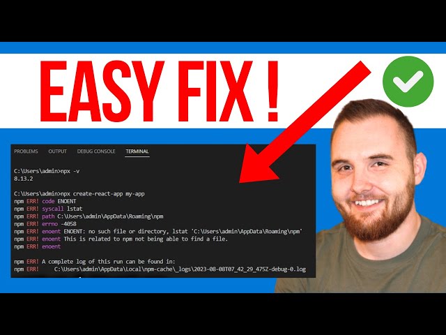 How to Fix npx Create React App Not Working in Visual Studio Code (QUICK GUIDE)