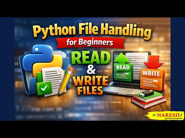 Python File Handling for Beginners 🔥 Read & Write Files | AI Jobs 2026