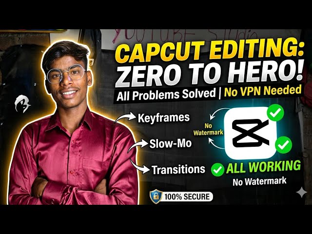CAPCUT Editing Zero to Hero📈 || all problem solve🔥 || No watermark || Satish Tech help ||