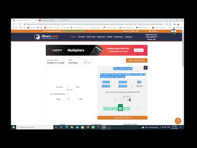 Digits Over Under Best Wining Trading Strategy Binary.com Sinhala | SL Gemma Trading Strategy 2022