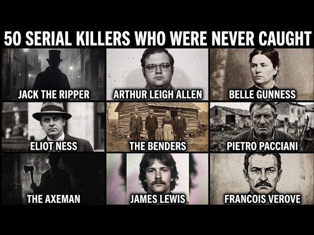 50 Serial Killers Who Were Never Caught