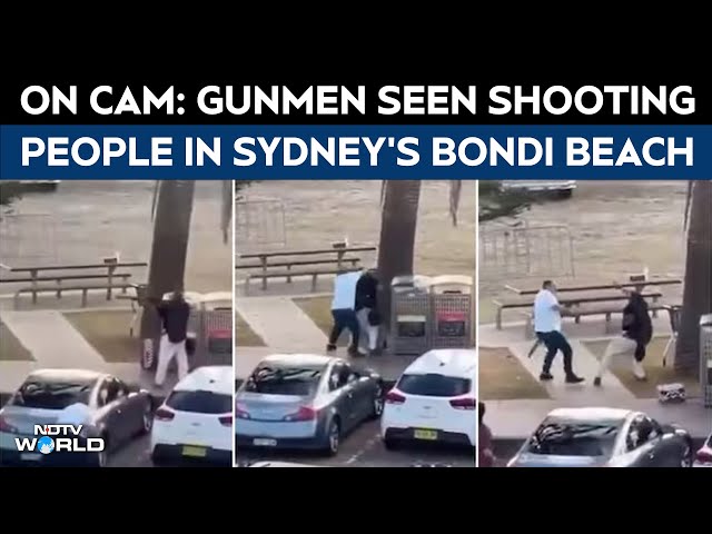 Sydney Attack | Dramatic Footage Shows 2 Gunmen Shooting Dead At Least 11 At Sydney’s Bondi Beach