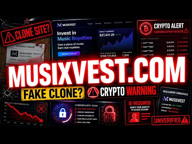 MusixVest.com Review: Legit or Scam? SongVest Impersonation & Crypto Warning
