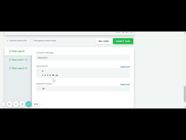 Simple Array Sum  HackerRank  Java Code