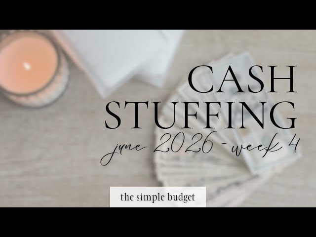 last cash stuffing of june | zero-based family budget + sinking funds