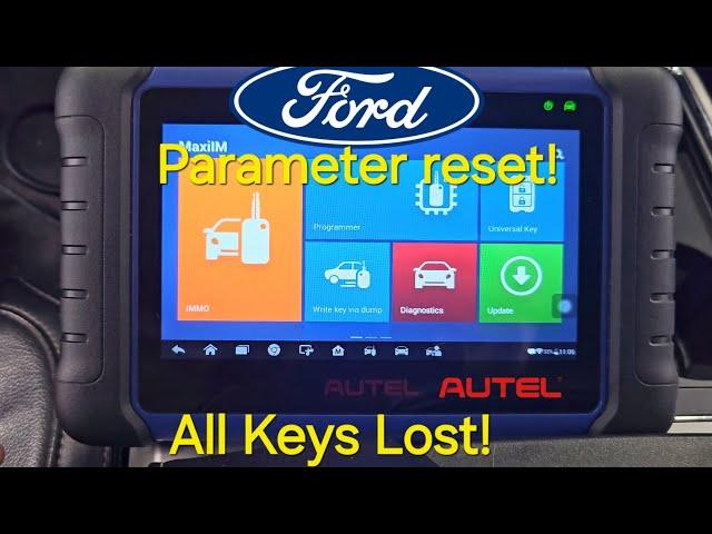 Ford PCM Parameter reset AUTEL IM508