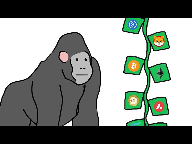 What is a cryptocurrency explained with bananas?