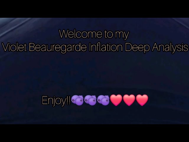 Violet Beauregarde Inflation Deep Analysis 🫐🫐🫐