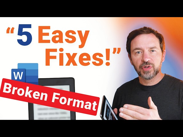 Fix Kindle Ebook Formatting in Microsoft Word (Chapters, TOC, Spacing & More Issues)