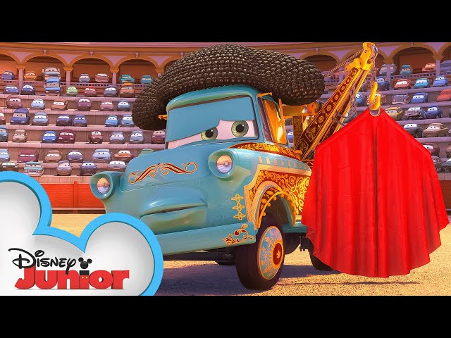 El Materdor | Pixar's Cars Toon - Mater’s Tall Tales | @disneyjr