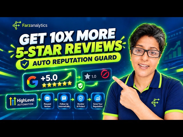 How Cleaning Businesses Get 10x More 5 Star Google Reviews GoHighLevel Automation