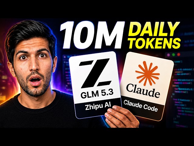 GLM 5.3 in Claude Code for FREE | 10M Tokens Every Day (No Card)