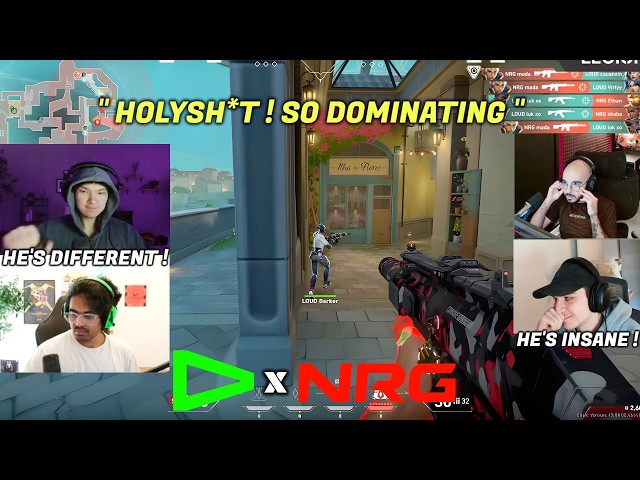 MiBR Sacy, Sinatraa, Curry & Zikz Reacts to NRG vs LOUD Unbelievable Moments in EWC 2026