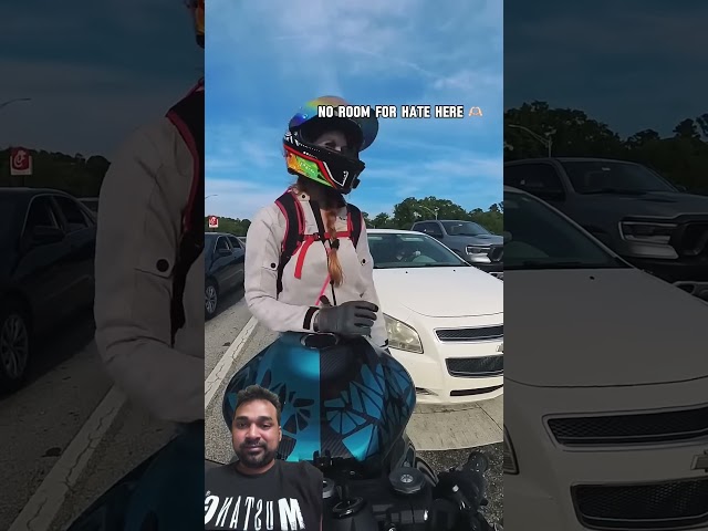 What would you have done?👀#bikerchick #motorcycle #motorcyclegirl #bikegirl #biker