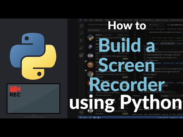 How to Build a Screen Recorder with Python | Record Desktop Screen with OpenCV, pyautogui & More
