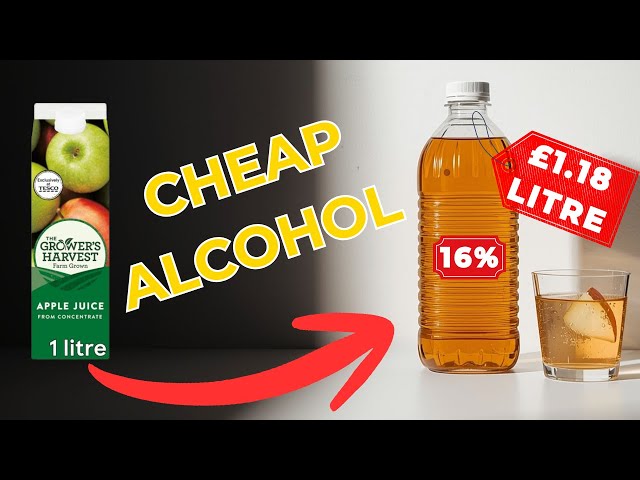 How To Make Alcohol For £1.18 Per Litre (16% Apple Liquor From Tesco Juice)