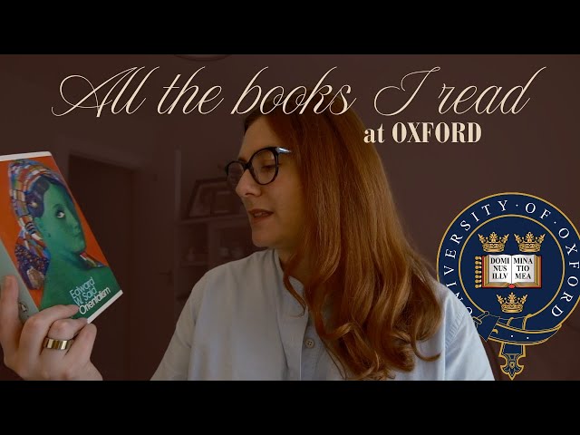 All the books I read for my Masters in Literature and Arts at Oxford!