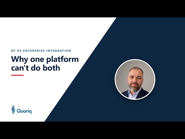 OT vs Enterprise Integration: Why One Platform Can't Do Both