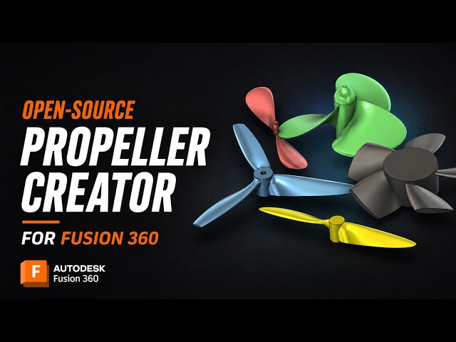 Free Propeller Creator Add-In for Fusion 360 | How to Install