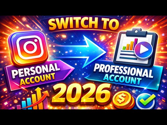 Instagram Personal Account ko Professional Account Me Kaise Change Kare (2026 New Update)#pacifict7 