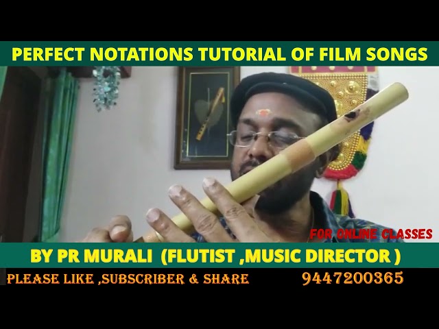 Moham kondu Njan | PART - 1 |  FLUTE TUTORIAL | FLUTE CLASSES | MALAYALAM | PR MURALI