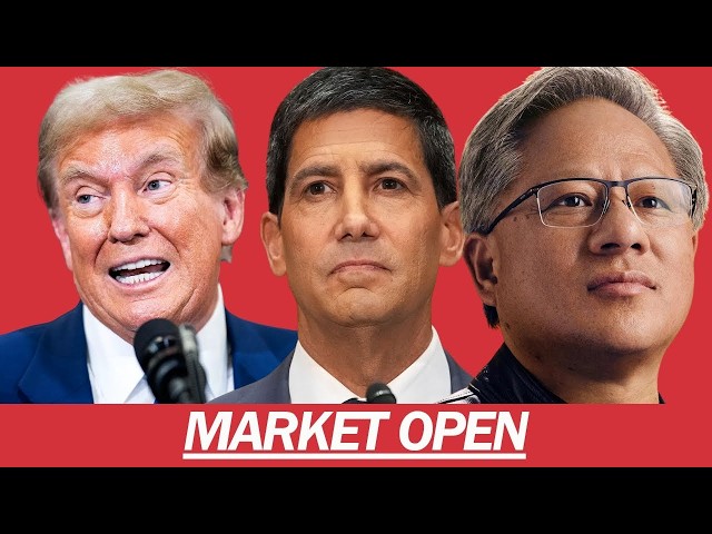 THE MARKET IS STRUGGLING WITH SOME QUESTIONS AROUND AI | MARKET OPEN