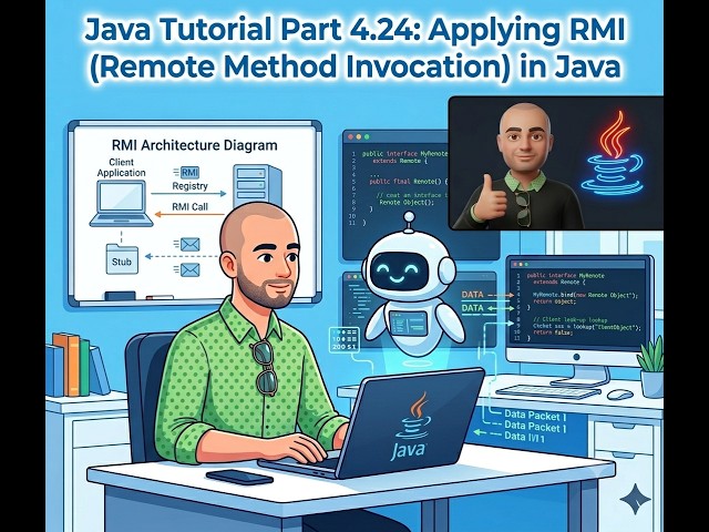 04.24 Applying RMI Remote Method Invocation in Java