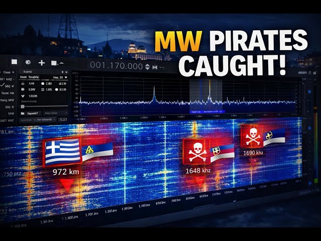 Medium Wave DX Scan from Sofia: Stations, Pirates & Interference 21.01.2025
