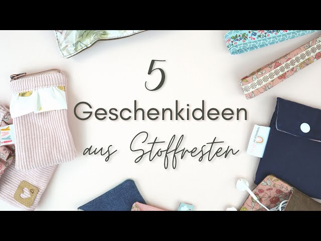 🧵5 great gift ideas from fabric scraps // Sewing ideas for sewing beginners // Handmadebyanni