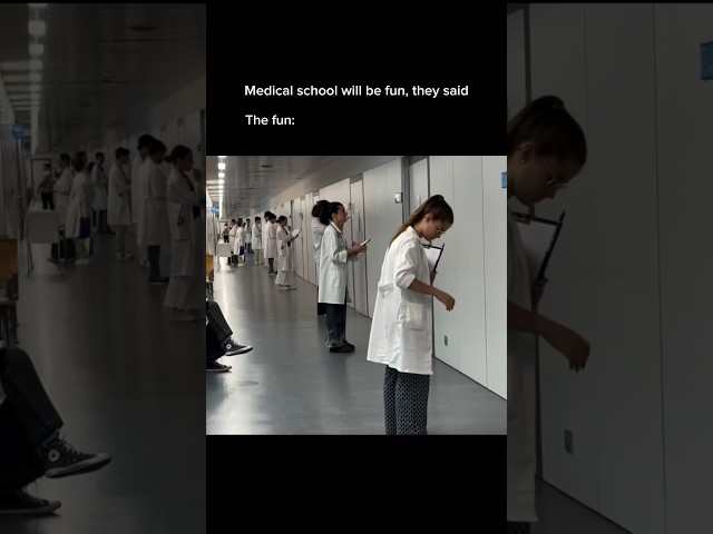 At least it's only four years long 😂 #MedicalSchool #MedicalStudent #Training #dr #Doctor #Meme