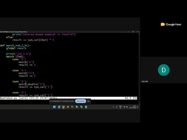 Compiler Design LIVE Session Week-5