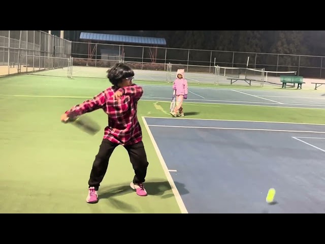 Tennis Forehand Practice