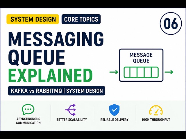 Messaging Queue Explained | Kafka vs RabbitMQ | System Design