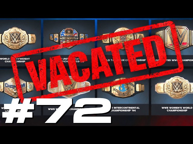 VACATED?! | WWE 2K26 Universe Mode | #72