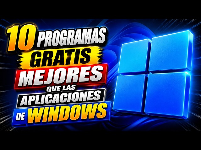 10 Programas GRATIS que son MEJORES que los de Windows 😳