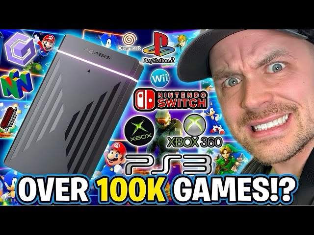 This 12TB Plug & Play Drive Has Over 100,000+ Games… Including Nintendo Switch Xbox & PS3!?