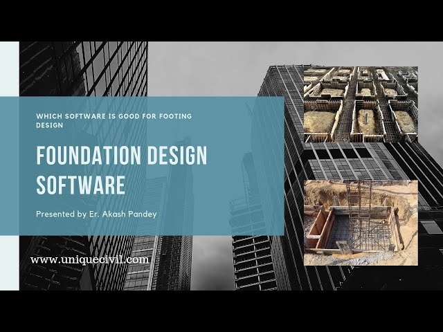 Foundation Design Software ||Which Software is Good for Footing Design||