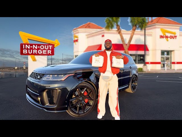 Range Rover SVR RACING To In N’ Out Burger