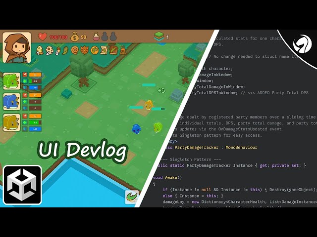 From Full UI Mockup to Working Combat Meters (Unity Devlog)