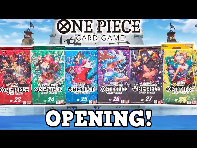 The BEST One Piece Starter Decks To Buy! (ST 23-28 Opening)