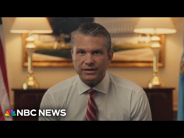 Hegseth says military will test service members' testosterone levels