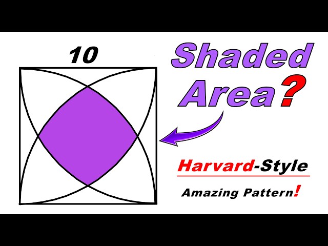 Think You're Good at Geometry?! Find the Shaded Area | Brain Teaser